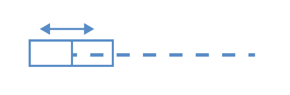 Symbol elektryczny pneumatyczny lub hydrauliczny dwukierunkowy